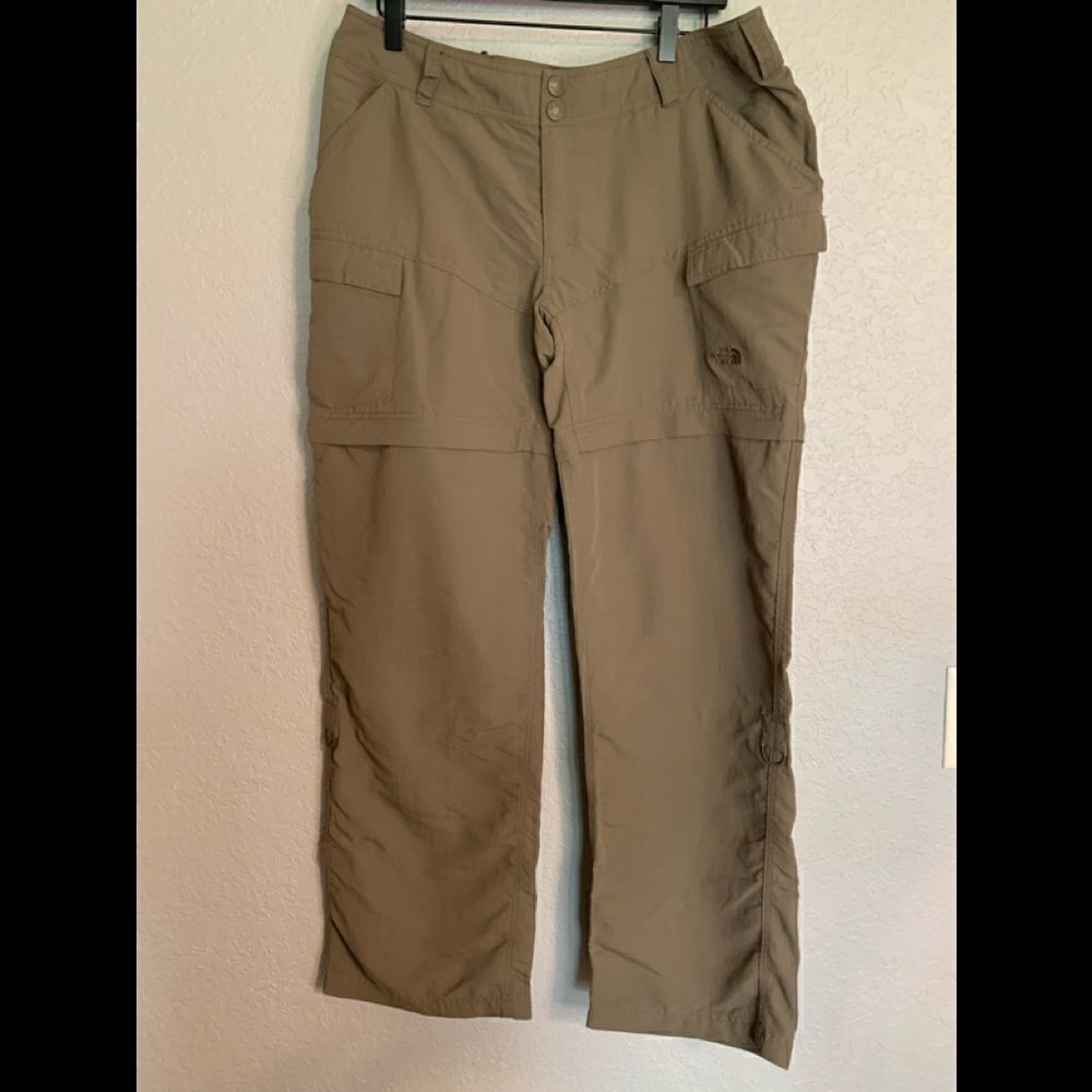 The‎ North Face convertible pants light brown/dark tan size 14